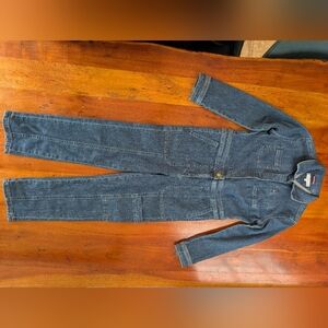 Tommy Hilfiger Girl's Blue Denim Jumpsuit size 8
